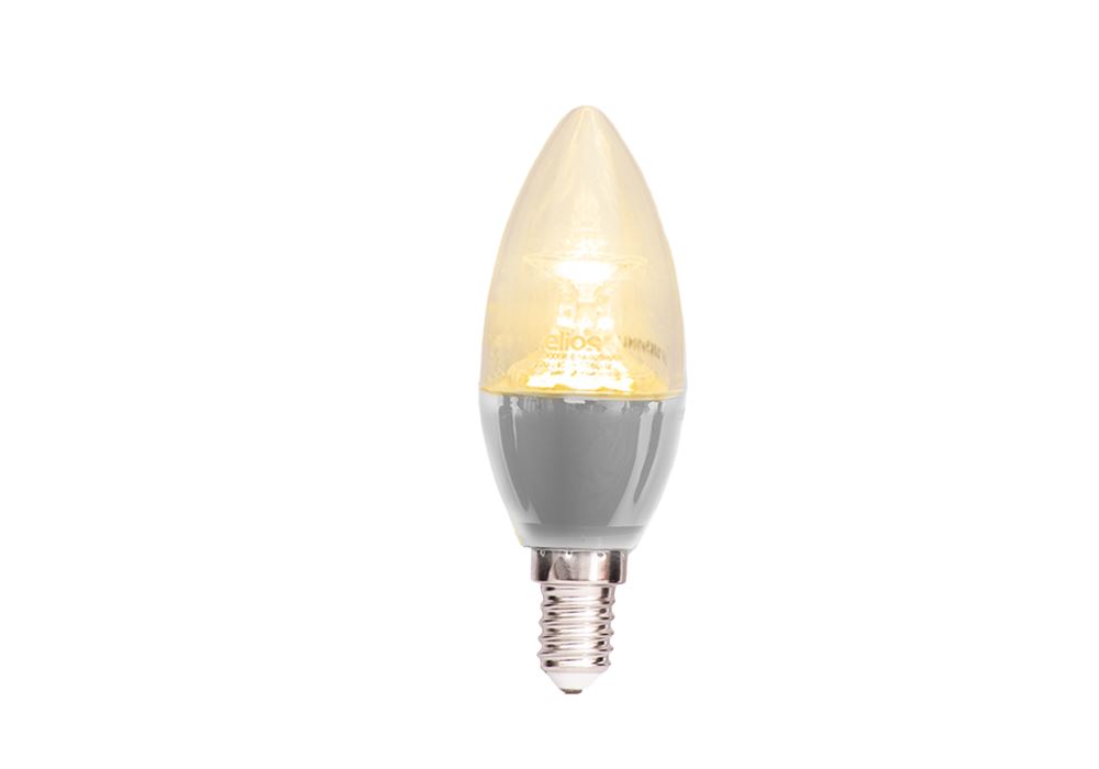 led-Candle With Lens (C37) 5W E14 - Sliver Body2